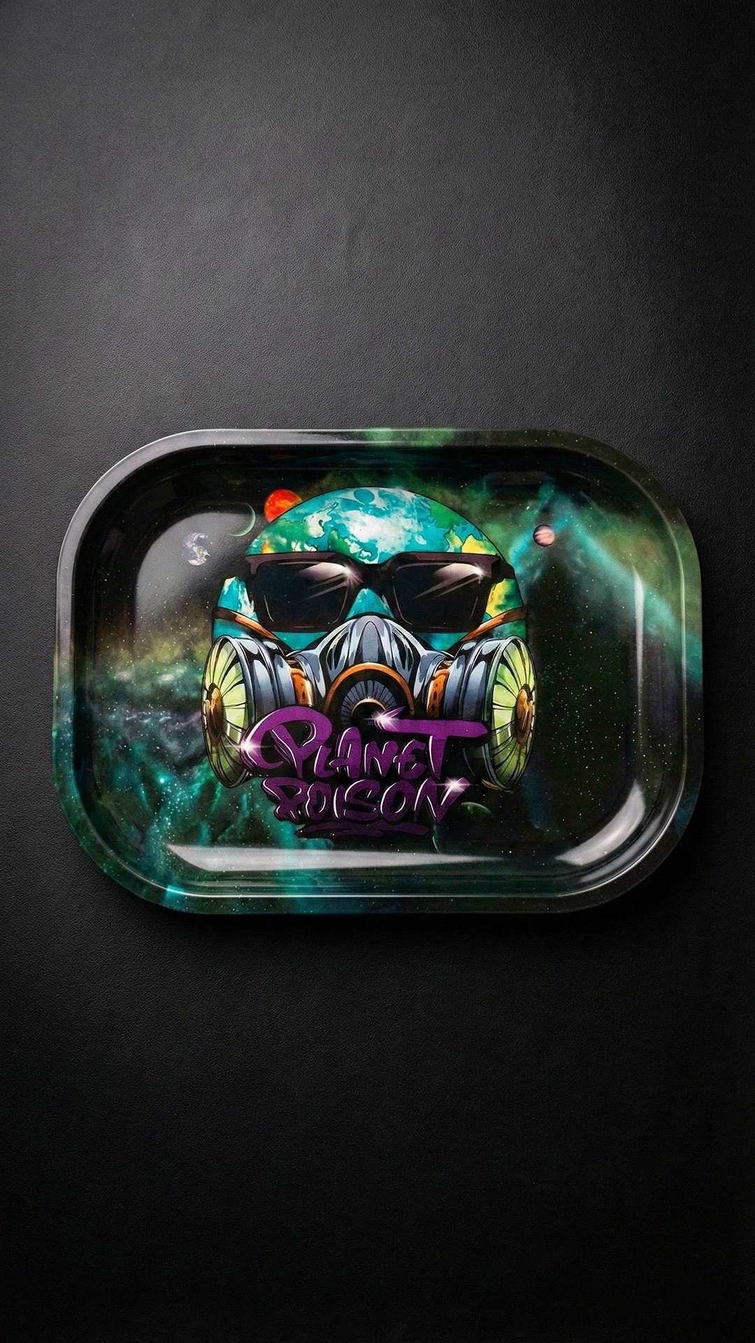 green rolling tray Canada galaxy design