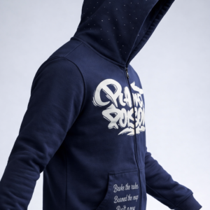 From The Ashes zip Up - Navy